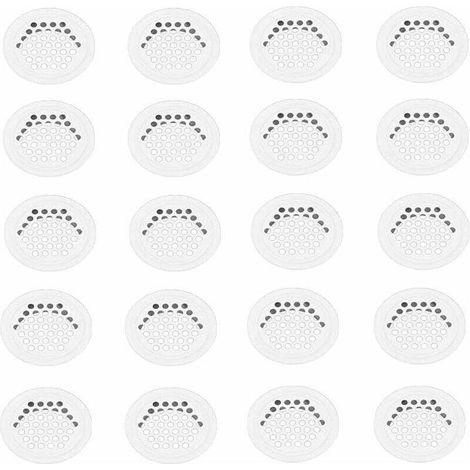 Grille Aerartion 20 Pièces Grille Ventilation 35mm Grille Aeration Grille de Ventilation Grille D'aération Trou Inox Blanc Ronde Grille Ventilation pour Cuisine Armoire Meubles (1/5)