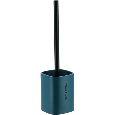 Scopino brrosse wc julia en polyresine gravee - bleu canard - Tendance (1/3)