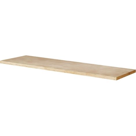 Tavola in legno per piano in acciaio - 1120 x 395 x h. 30 mm 8 kg OUTIFRANCE