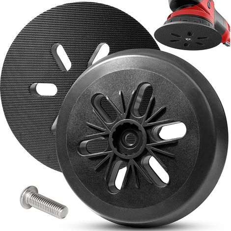 Plateau de Ponçage Auto-Agrippant 150mm pour Ponceuse Orbitale Compatible avec Bosch GEX 150, GEX 150 AC, GEX 150 Turbo, PEX 15 AE, Patin Auto-Agrippant avec Vis (1 Pièce) (1/5)