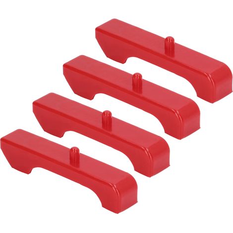 Isolatori per radiatore motore, anelli per radiatore rossi stile GM, lunga durata, alte prestazioni, 4 pezzi/set 7-1711 in poliuretano per autoveicoli. (1/5)