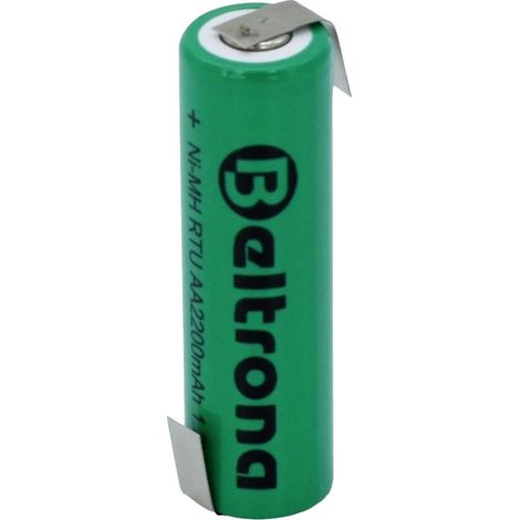 Beltrona RTUAAZ Pile rechargeable spéciale LR6 (AA) cosses à souder en Z NiMH 1.2 V 2200 mAh 1 pc(s)
