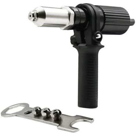 FENOPLASTICAAdaptateur rivet aveugle vers pince à riveter - Tête de rivet pour visseuses et perceuses sans fil (1/5)