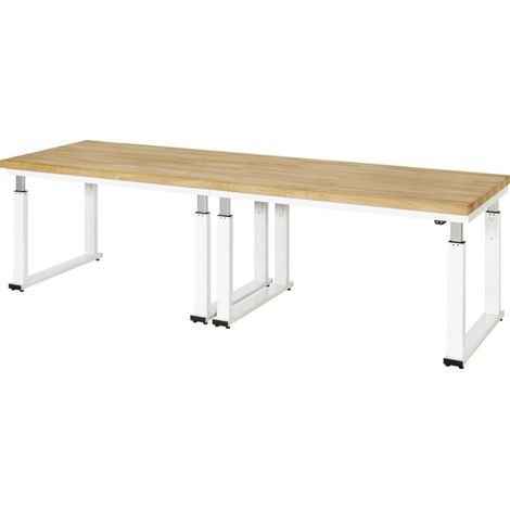 STIER Établi électrique réglable en hauteur Premium L × P × H 3000×900×740-1140 mm