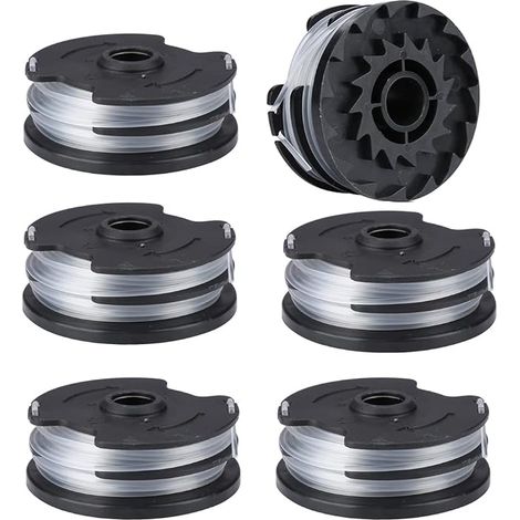 Moritale Nylonfadenspule für Parkside LIDL Akku PRTA 20-Li C3 A1B2 PRT 550 A1 A3 PRT 300 A1 Ersatzteile für Rasentrimmer (6 Stück) (1/5)