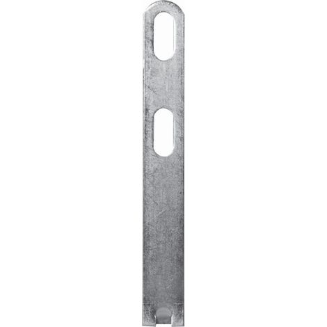 Deco Fer Forge – Patte de fixation pour olives de guidage Ø30-40mm – Longueur 270mm – Largeur 35mm – À sceller pour installation sécurisée