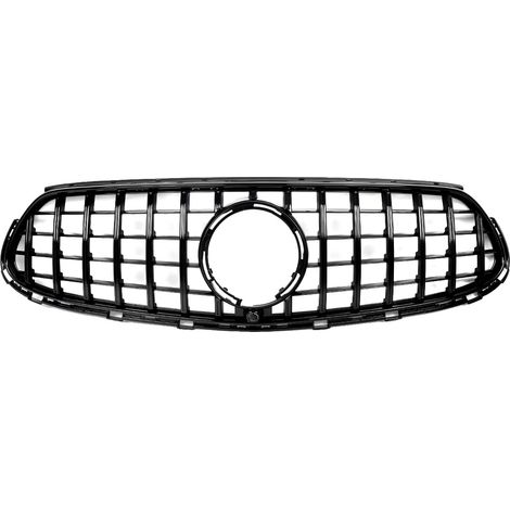 Grille, Plastique ABS Durable, Compatible avec Mercedes Benz X254 GLC300, noir brillant (1/2)