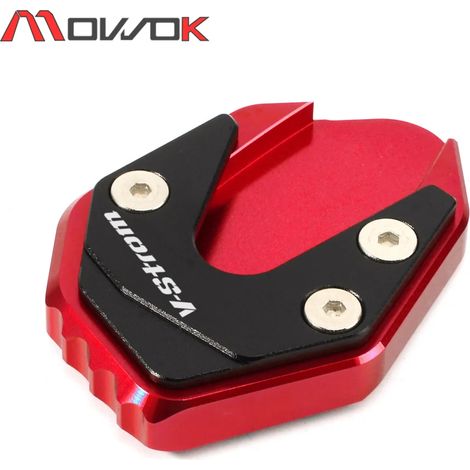 (rouge) Extension de béquille latérale pour moto compatible avec SUZUKI V-Strom 250 DL 250 dl250 2017 2018 2019 2020 2021 2022 VStrom250 maxpower (1/4)