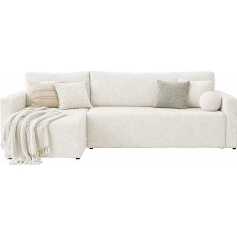 Sofello Ecksofa BALTON – Elegantes Design mit Funktionalität, Schlaffunktion & geräumiger Bettkasten, GRATIS Kugelkissen, Liegefläche 191–200 cm (1/5)