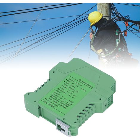 24V DC Signalisolator für Strom- und Spannungstransmitter, SPS-Erkennung, ein Eingang und drei Ausgänge, 4-20mA. (1/5)