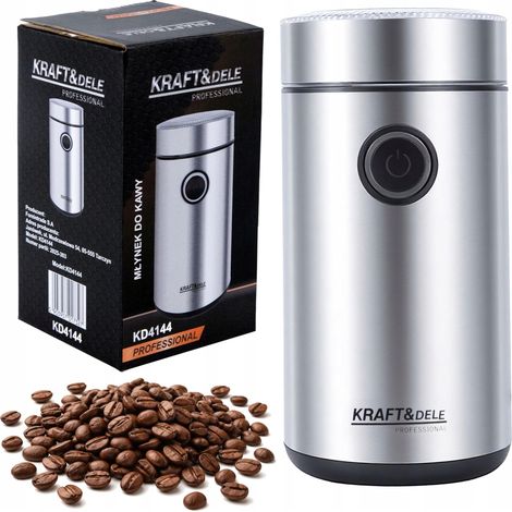 Moulin à café électrique, performant et robuste, 250 W, 50 g, KD4144 (1/5)