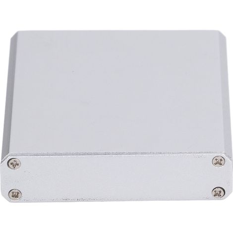 Boîtier de jonction étanche IP68 en aluminium, divisible pour installations électriques extérieures, couleur argent (1/5)