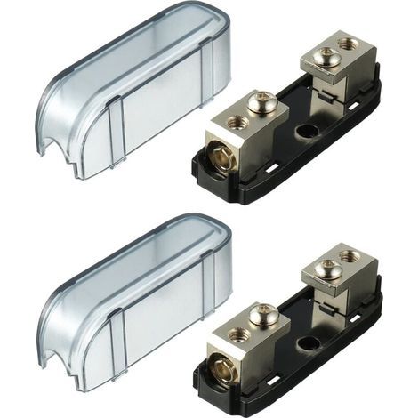 Portafusibles mini ANL, portafusibles midi, repuestos para automóviles, portafusibles en línea para uso automotriz y náutico (2 piezas) (1/4)