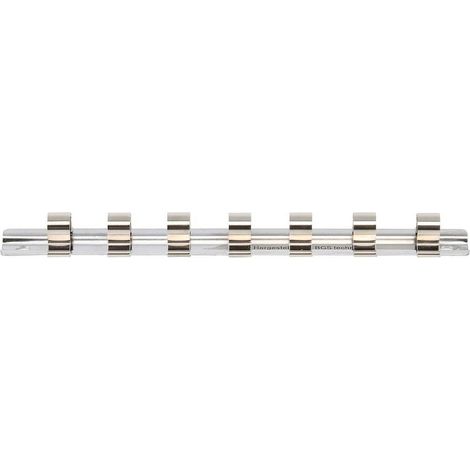 Rail pour Douilles 7 Clips 10 mm (3/8) Fixation Pratique et Sécurisée,  - D-Work