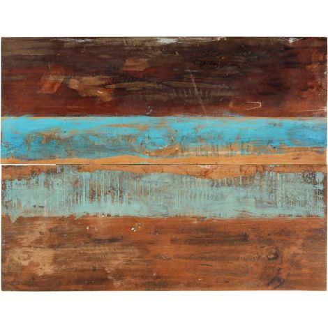 Dessus de table, Plateau De Table rectangulaire 70x90 cm 15-16 mm Bois récupéré LKF54521 (1/5)