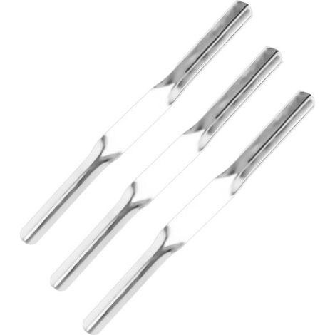 Lot de 3 outils de menuiserie de brique, outil de finition de mortier de 29 cm x 2 cm, outils de maçon à double extrémité, outil de pointage de brique pour maçons, outils de jointure (1/5)