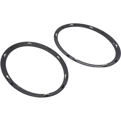 Kratzfester Scheinwerferzierring, Scheinwerferumrandung als direkter Ersatz, robuste Scheinwerferblende für F55, F56 und F57 (Autobahn)