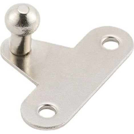 Bardusch-2pcs rotule pour vérin de meuble compas support pivot connecteur métal chromé attache rapide porte rabattable placard cuisine (1/3)