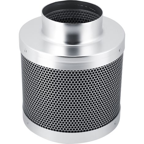 Edelstahl-Kohlefilter, 4 Zoll, für Hydrokultur, geruchsneutral, für Haus und Werkstatt (1/5)