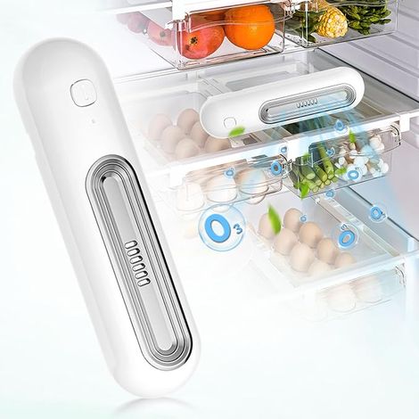 Air Purifier Rechargeable Mini USB Fridge Air Freshener for Refrigerator Car Shoe Cupboard Wardrobe (1/5)