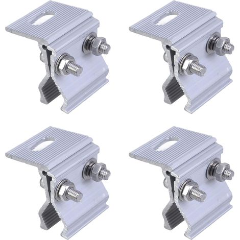 CCYKXA Photovoltaik-Montagehalterungen aus Aluminium Hochleistungs-Stehfalzklemme Typ "Old B" (Schrauben im Lieferumfang enthalten) (1/5)
