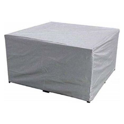 Sonderangebot: Gartenmöbelabdeckung aus Oxford-Gewebe, Schutzhülle für Möbel, Regen- und Staubschutz, UV-beständig (110 x 110 x 85 cm, silber)