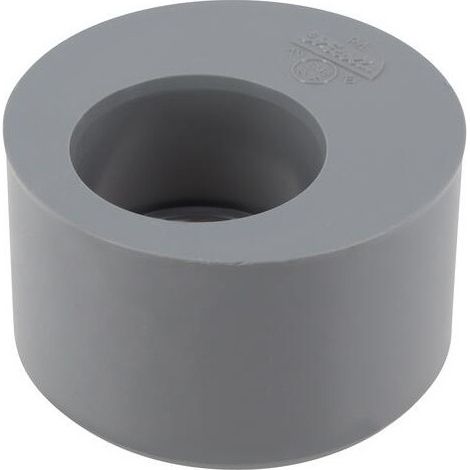 Riduzione in PVC incorporata da 75mm maschio, 40mm femmina.