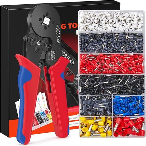 Crimping Pliers, 0.25-10mm² Electric Crimp Lugs, Cable Lugs (1/5)