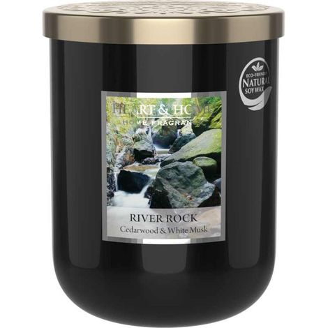 Grande bougie heart and home eau vive et sous Bois (1/2)
