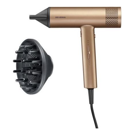 Sèche-cheveux ionique - SEVERIN - S-Style Speed Pro - Concentrateur & diffuseur magnétiques - 2000 W - Bronze - HT0172 (1/5)