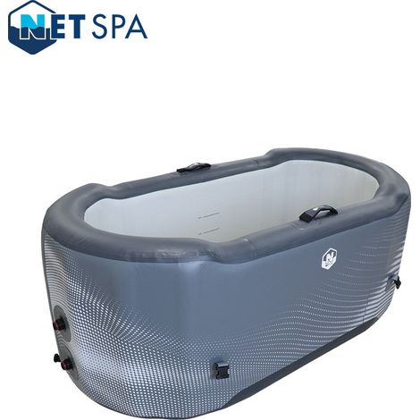 Netspa – Bain froid Järvi – Technologie Drop-Stitch – Isolation thermique optimale – Compatible glaçons et chiller – Installation rapide en 5 min (1/5)