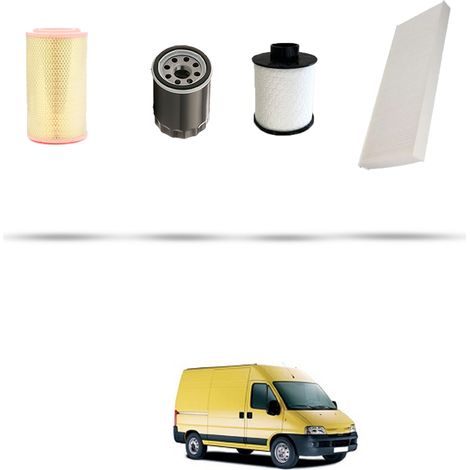 Kit tagliando 4 filtri compatibile con Peugeot Boxer II 2.0 HDI 62kw dal 2002 al 2006 (1/5)