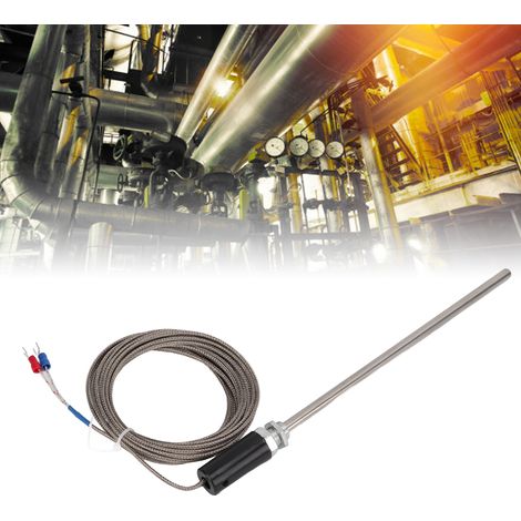 Thermoelement-Sonde Typ K BERM M12, Temperatursensor, 5 m Temperatursonde (1/5)