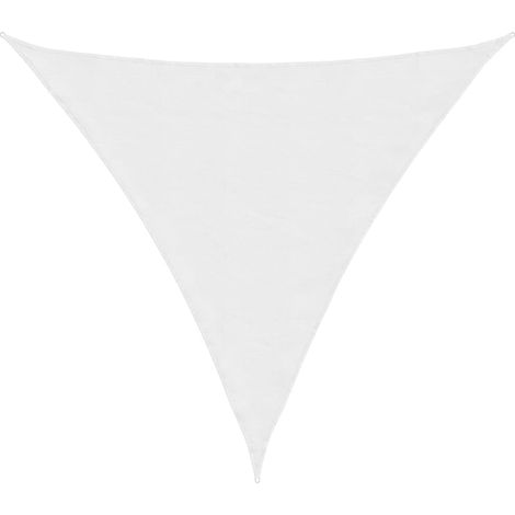 vidaXL Parasole a Vela Oxford Triangolare 4x4x4 m Bianco