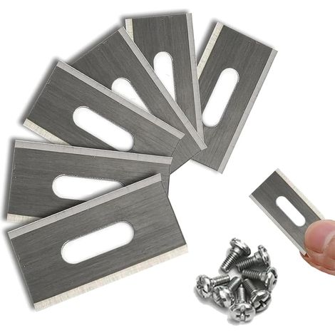 lames de gazon pour Husqvarna avec double lame aiguise en acier inoxydable 36,5 x 18,5 x 0,65 mm (20)