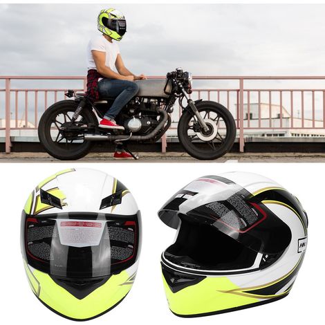 Casque intégral unisexe pour moto (femme/homme), chapeau de sécurité, accessoire de style coloré (1/5)