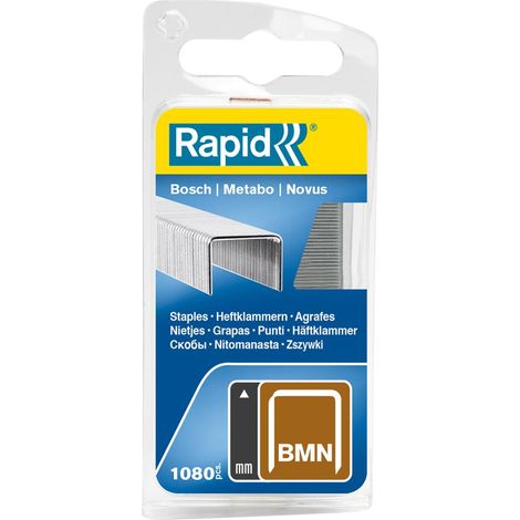 Rapid Heftklammer BMN53/10, 1080 Stk. in Blisterpackung (1/3)