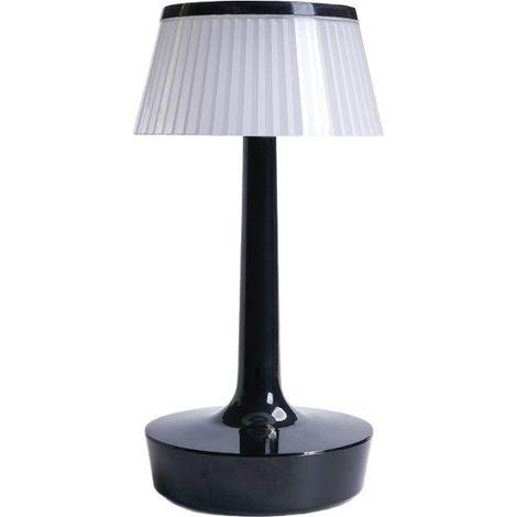 Lampe de chevet et de table tactile sans fil, lumière chaude/blanche/neutre, idéale pour l'extérieur, le jardin, le balcon, le salon, la cuisine – Noir [Classe énergétique F] (1/4)