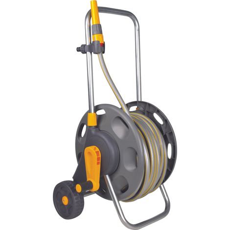 Dévidoir chariot équipé avec tuyau (30m) - HOZELOCK - Garantie 2 ans + 3 ans d’extension de garantie