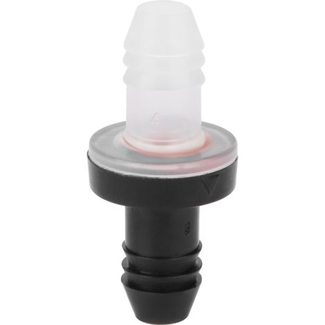 Clapet anti-retour unidirectionnel en ligne 3/8" 10 mm pour carburant, gaz, liquide, air (coque en PP/joint en silicone) (1/5)