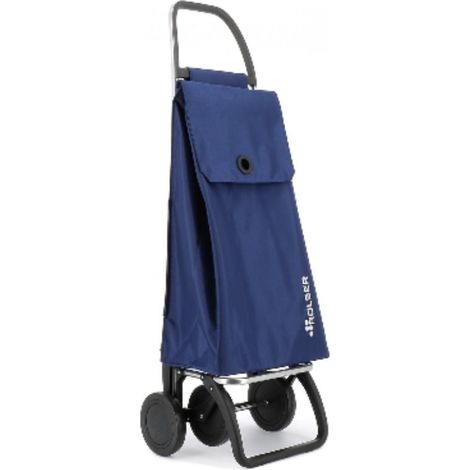 FPLUS carro comp.4r.akanto mf4 klein(azul) , Carro Rolser de aluminio de 2/4 ruedas, para evitar cargas innecesarias. En posición de dos ruedas para llevar detrás cuando está vacío