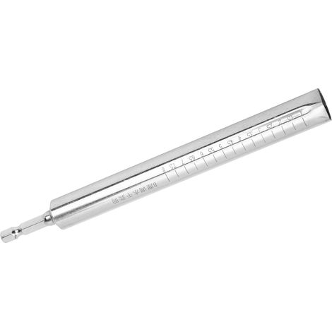 Douille hexagonale horizontale allongée intégrée pour perceuse électrique, compatible avec écrous de tournevis de 14 mm (1/5)