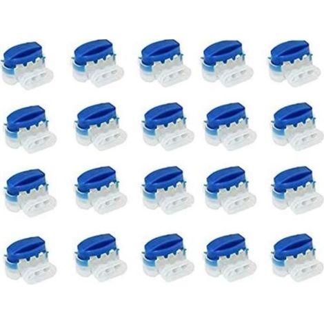 Kabelverbinder für Mähroboter, mit Harzgel gefüllt, wasserdicht, 314 Verbinder ideal für den Garten, 20-teiliges Set