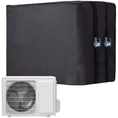 Housses De Climatiseur Extérieur Hiver,Housse Climatiseur Fenêtre Imperméable,Protection Avec Fermetures Réglables Pour Unité Extérieure Condenseur Central(65x45.5x52cm) (1/5)