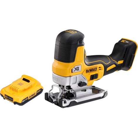 DeWalt DCS 335 N Scie sauteuse sans fil 18 V 135 mm Brushless + 1x batterie 2,0 Ah - sans chargeur