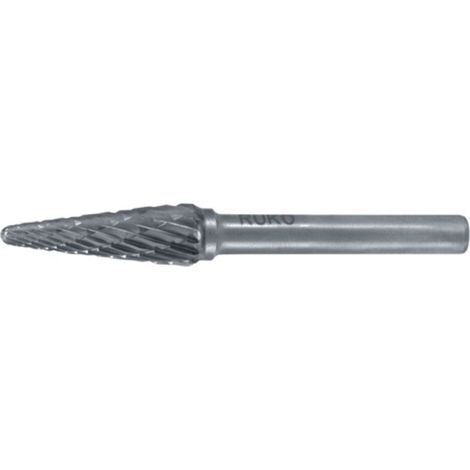 RUKO Fresa in metallo duro KEL Ø 16 mm lunghezza testa 33 mm Ø gambo 6 mm dentatura KVZ 4 - 116237 (1/4)