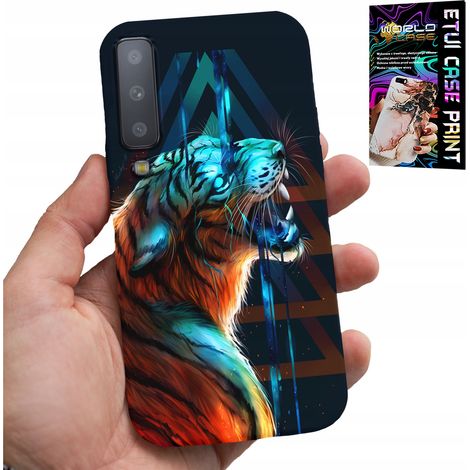 Funda para Samsung A7 2018 - estampado de tigre para hombre, para carcasa, funda (1/5)