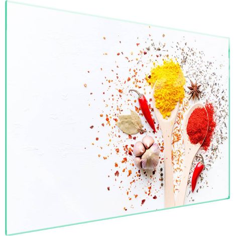 Plaque de protection en verre pour cuisinière 70x52 Cuisine (1/5)