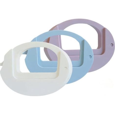 Clip per la conservazione degli alimenti, set da 3 pezzi, bianche, blu e viola. Adatte a sacchetti per snack e cereali. (1/5)