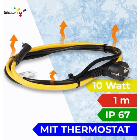 Rohrbegleitheizung Frostschutz-Heizleitung 1 m 10 Watt